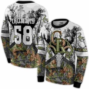 Personalized Colorado Rockies Forest Silhouette Sweatshirt For Fans
