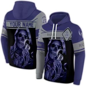 Custom Colorado Rockies Grim Reaper All-Over Print Hoodie For Fans