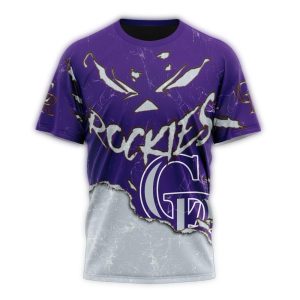 Personalized Colorado Rockies Jack O' Lantern Halloween T-Shirt For Fans