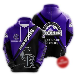 Custom Colorado Rockies All Over Print Hoodie For Fans