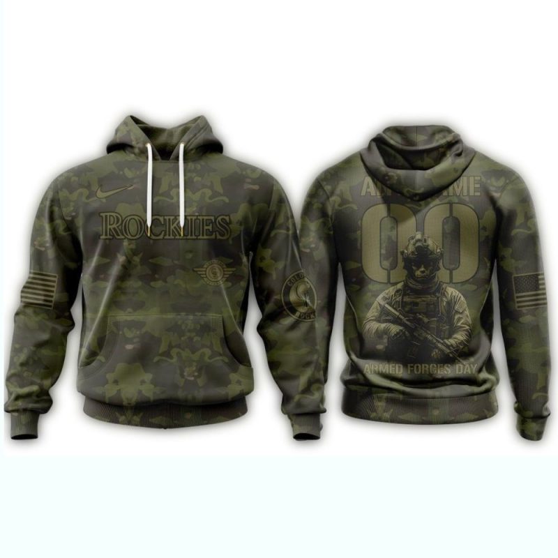 Personalized Colorado Rockies Military Appreciation Month AOP Hoodie 1