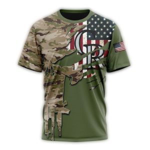 Custom Colorado Rockies Skull Punisher Camo T-Shirt For Veterans Day