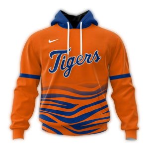 Custom Detroit Tigers All-Over Print Hoodie For Fans