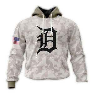 Custom Detroit Tigers Armed Forces Day All-Over Print Hoodie For Fans