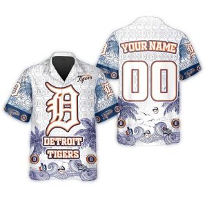 Custom Detroit Tigers Classic Palms Hawaiian Shirt For Fans