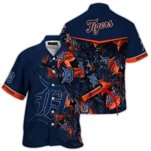 Custom Detroit Tigers Hawaiian Shirt For Leaf Fans