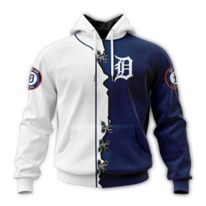 Custom Detroit Tigers All Over Print Hoodie - Personalized Sportswear