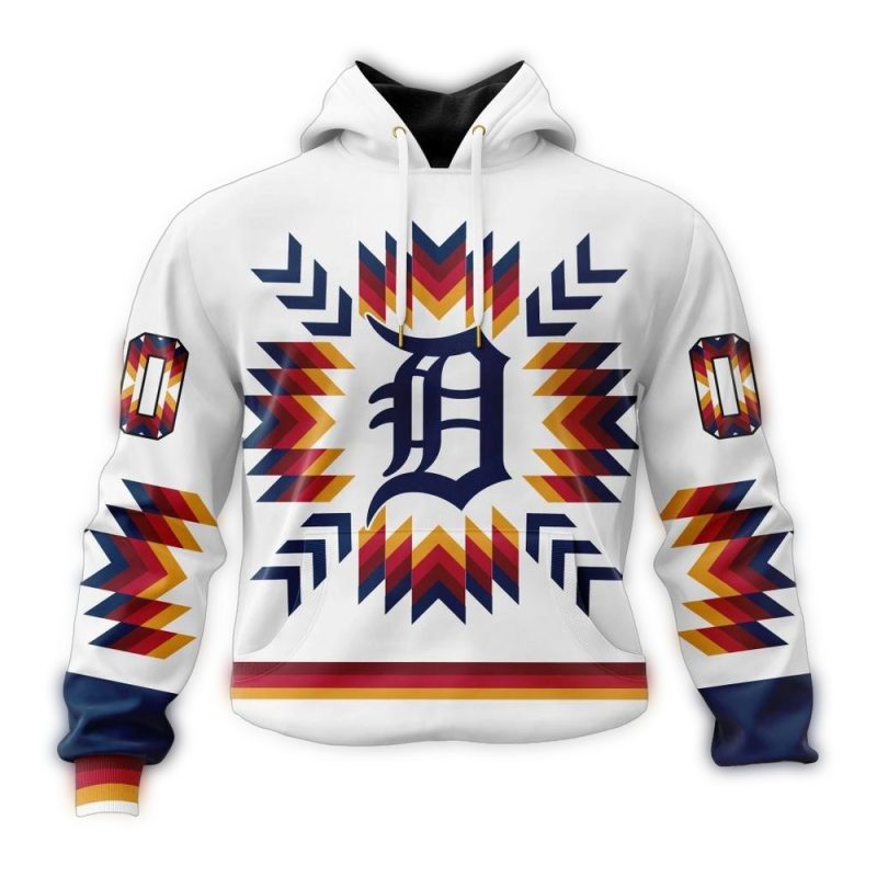 Personalized Detroit Tigers Native All Over Print Hoodie 1