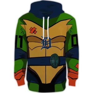Custom Detroit Tigers Superhero Armor All-Over Print Hoodie For Fans