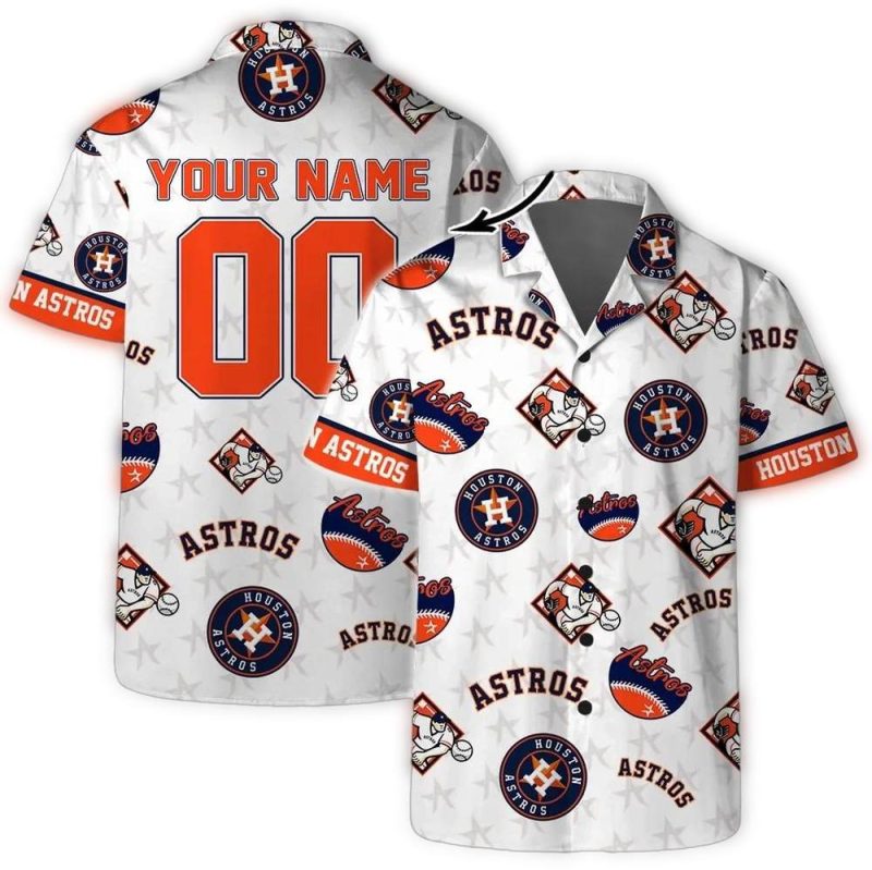 Personalized Houston Astros Baseball Fan Hawaiian Shirt 1