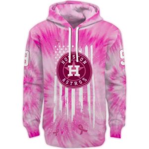 Personalized Pink Houston Astros Cancer Support All-Over Print Hoodie