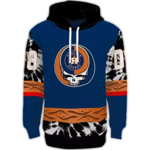 Custom Houston Astros Grateful Vibes All-Over Print Hoodie For Fans