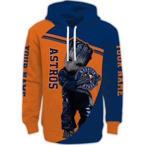 Custom Houston Astros Groot All-Over Print Hoodie For Fans