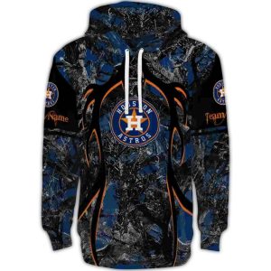 Custom Houston Astros Hunting Theme All-Over Print Hoodie For Fans