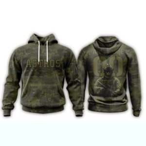 Personalized Houston Astros Military Appreciation All-Over Print Hoodie