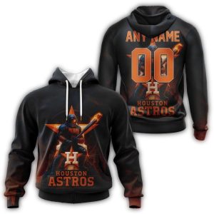 Custom Houston Astros All-Over Print Hoodie – Realistic Design