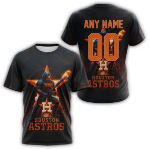 Custom Houston Astros All-Over Print T-Shirt For Fans