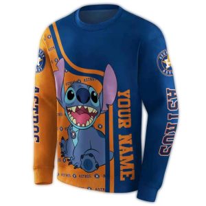 Custom Houston Astros All-Over Print Sweatshirt For Fans