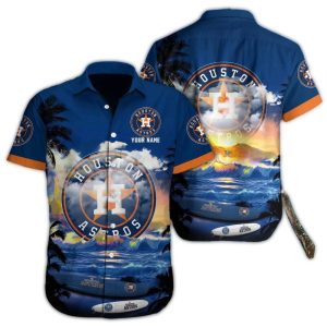 Custom Houston Astros Surf Beach Hawaiian Shirt For Fans