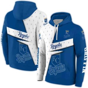 Custom Kansas City Royals Abstract All Over Print Hoodie For Fans
