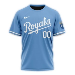 Personalized Kansas City Royals Blue All Over Print T-Shirt For Fans