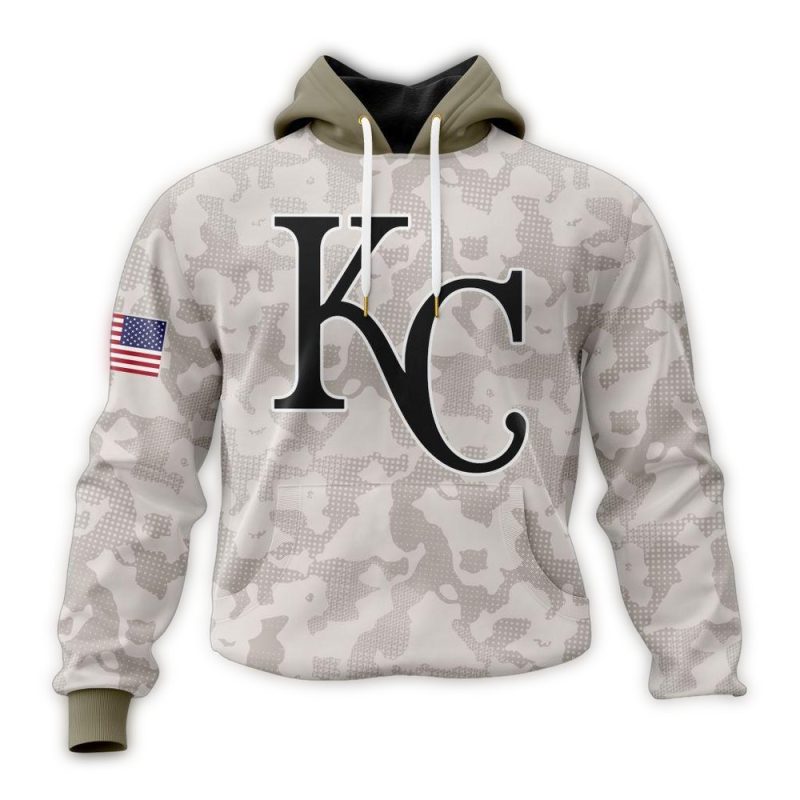 Personalized Kansas City Royals Armed Forces Day All Over Print Hoodie 1