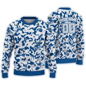 Personalized Kansas City Royals Camouflage Ugly Sweater For Fans