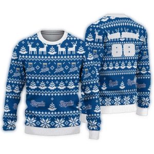 Personalized Kansas City Royals Ugly Christmas Sweater For Fans