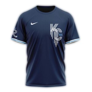 Custom Kansas City Royals City Connect 2024 All-Over Print T-Shirt