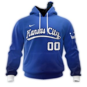 Custom Kansas City Royals City Connect All-Over Print Hoodie