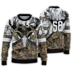 Personalized Kansas City Royals Deer Antlers Sweatshirt For Fans