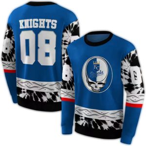 Personalized Kansas City Royals Grateful Dead Vibes All Over Print Sweatshirt