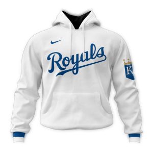 Custom Kansas City Royals 2024 White All Over Print Hoodie - Home Kit