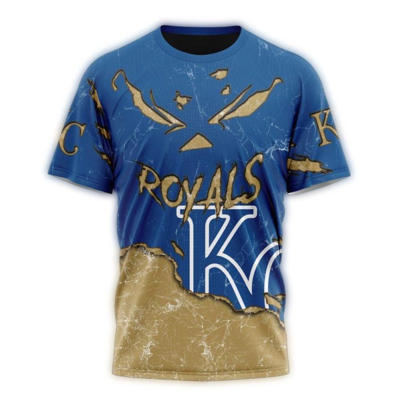 Personalized Kansas City Royals Jack O Lantern Halloween All Over Print T Shirt 1