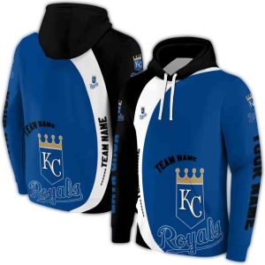 Custom Kansas City Royals Minimalist All-Over Print Hoodie For Fans
