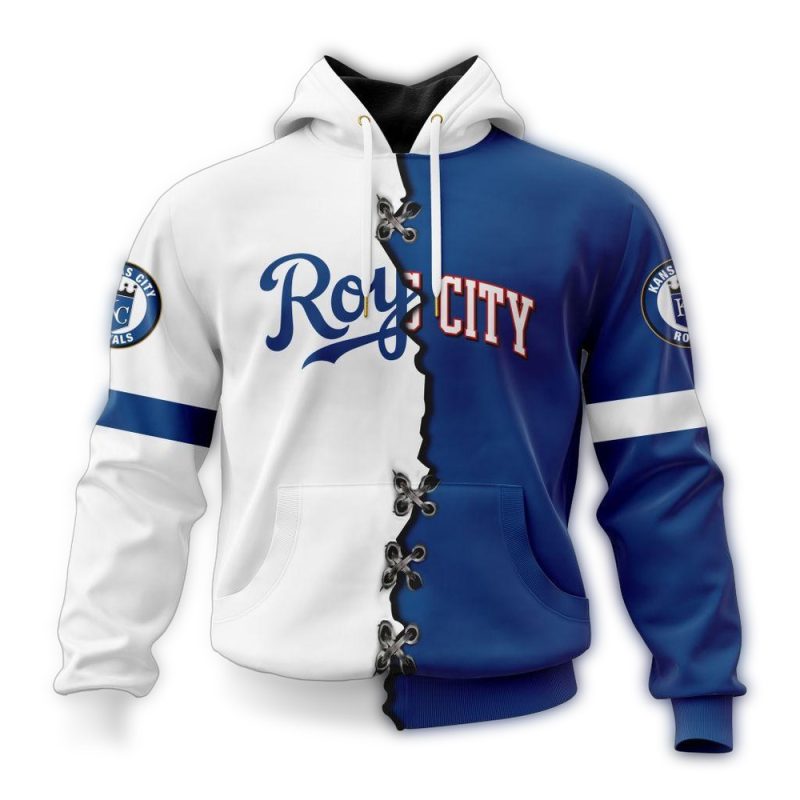Personalized Kansas City Royals Mix Jersey All Over Print Hoodie 1