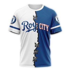 Custom Kansas City Royals All-Over Print T-Shirt - Personalized Design