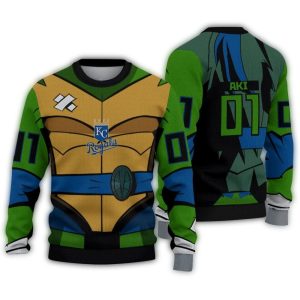 Personalized Kansas City Royals Ninja Turtle Sweatshirt For Fans