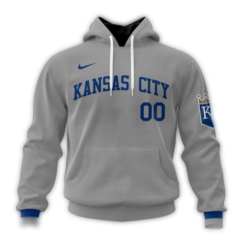 Personalized Kansas City Royals Road Kits 2024 All Over Print Hoodie 1