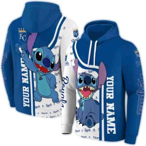Custom Kansas City Royals All-Over Print Hoodie For Fans