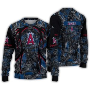 Personalized Los Angeles Angels Antlers Pattern Sweatshirt For Fans