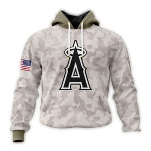 Personalized Los Angeles Angels Armed Forces Day All Over Print Hoodie