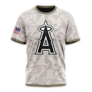 Personalized Los Angeles Angels Armed Forces Day All Over Print T Shirt