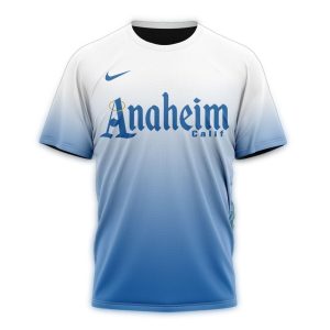 Personalized Los Angeles Angels City Connect Concept All Over Print T Shirt