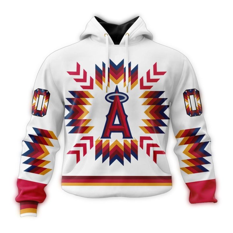 Personalized Los Angeles Angels Native AOP Hoodie 1