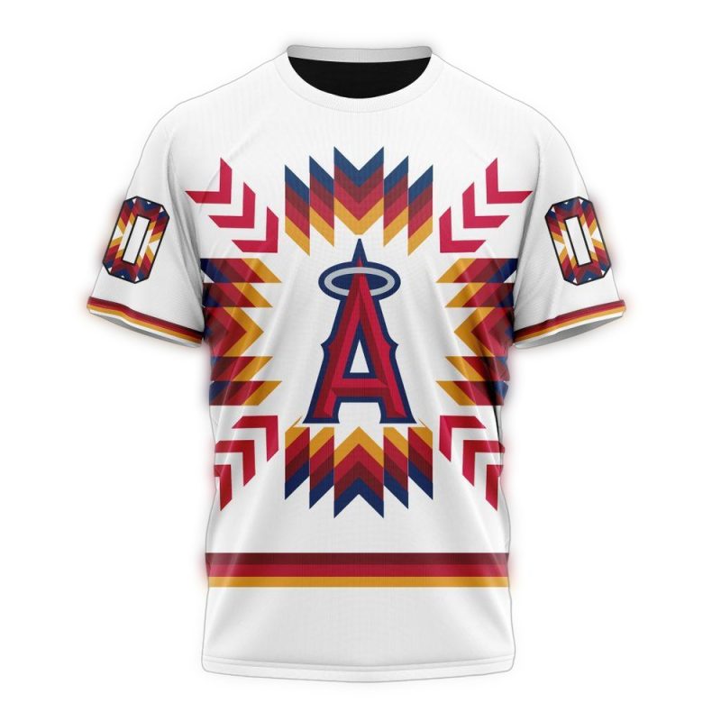 Personalized Los Angeles Angels Native AOP T Shirt 1
