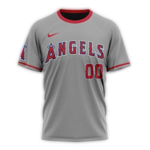 Personalized Los Angeles Angels Road Kits 2024 All Over Print T Shirt
