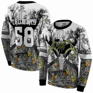 Personalized Los Angeles Dodgers Forest Silhouette All Over Print Sweatshirt