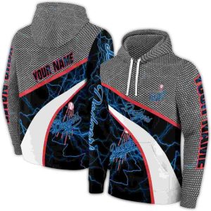 Personalized Los Angeles Dodgers Hexagonal Mesh All Over Print Hoodie