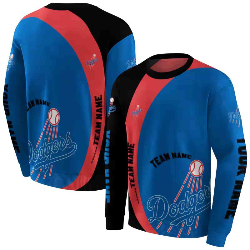 Personalized Los Angeles Dodgers Minimalist AOP Sweatshirt 1